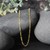 Solid Figaro Chain in 14k Yellow Gold (1.90 mm)