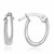 Small Hoop Earrings in 14k White Gold