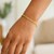 Solid Curb Bracelet in 14k Yellow Gold  (3.60 mm)