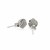 Stud Earrings with Textured Love Knot Style in Sterling Silver(9mm)