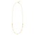 14K Yellow Gold Adjustable Bead Link Necklace