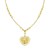 14K Yellow Gold Lucky Forever Heart Necklace