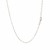 14k White Gold Necklace with Round Diamond Charms