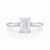 1 1/2 Carat Radiant Lab Grown IGI G/VS1 Diamond Solitaire Ring in 10K White Gold