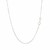 Classic Box Chain in 10k White Gold (0.60 mm)