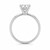 1 1/2 Carat Cushion Lab Grown IGI G/VS1 Diamond Solitaire Ring in 14K White Gold