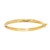 Domed Diamond Cut Motif Childrens Bangle in 14k Yellow Gold (5.50 mm)