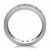 Milgrained Channel Set Round Cut Diamond Eternity Ring in 14k White Gold