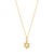 Star of David Necklace in 14K Yellow Gold