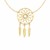 Dream Catcher Pendant in 14k Yellow Gold