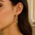 Double Drop Long Earrings in 14k Yellow Gold