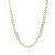 Pave Curb Chain in 14k Two Tone Gold (3.60 mm)