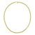 14K Yellow Gold Mens French Cable Link Chain with Almond