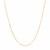 Double Extendable Box Chain in 14k Yellow Gold (0.51 mm)