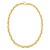 14K Yellow Gold Faceted Octagonal Link Chain Necklace (8.10 mm)