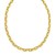 14K Yellow Gold Faceted Octagonal Link Chain Necklace (8.10 mm)