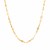 14K Yellow Gold Polished Diamond Motif Chain (3.00 mm)