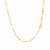 14K Yellow Gold Polished Diamond Motif Chain (3.00 mm)