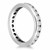 Channel Set Round Diamond Eternity Ring in 14k White Gold