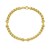 14K Yellow Gold Round Box Hardware Bracelet