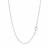 Sterling Silver Heart Necklace with Cubic Zirconias