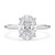 2 Carat Oval Lab Grown IGI G/VS1 Diamond Solitaire Ring in 10K White Gold