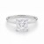 1.50Ct Princess Lab Grown IGI G/VS1 Diamond Ring in 14K White Gold