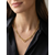14K Yellow Gold Fashion Figaro Charm Link Necklace