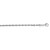 Solid Diamond Cut Rope Bracelet in 14k White Gold  (3.00 mm)