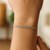 Solid Diamond Cut Rope Bracelet in 14k White Gold  (3.00 mm)