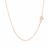 14k Rose Gold Necklace with Gold and Diamond Cutout Heart Pendant