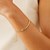 14k Yellow Gold Lariat Bracelet with Polished Curved Bar