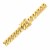 Semi Solid Miami Cuban Chain in 10k Yellow Gold (6.60 mm)