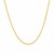 Diamond Cut Round Wheat Chain in 14k Yellow Gold (1.1 mm)