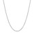 Sterling Silver Rhodium Plated Round Cable Chain (1.10 mm)