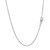 Sterling Silver Rhodium Plated Round Cable Chain (1.10 mm)