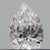 0.08 Carat PEAR Natural Diamond