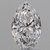 0.07 Carat PEAR Natural Diamond