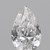 0.08 Carat PEAR Natural Diamond