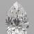 0.07 Carat PEAR Natural Diamond