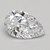 0.47 Carat PEAR Lab Grown Diamond