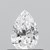 0.41 Carat PEAR Lab Grown Diamond