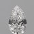 0.07 Carat PEAR Natural Diamond