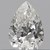 0.08 Carat PEAR Natural Diamond