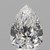 0.08 Carat PEAR Natural Diamond