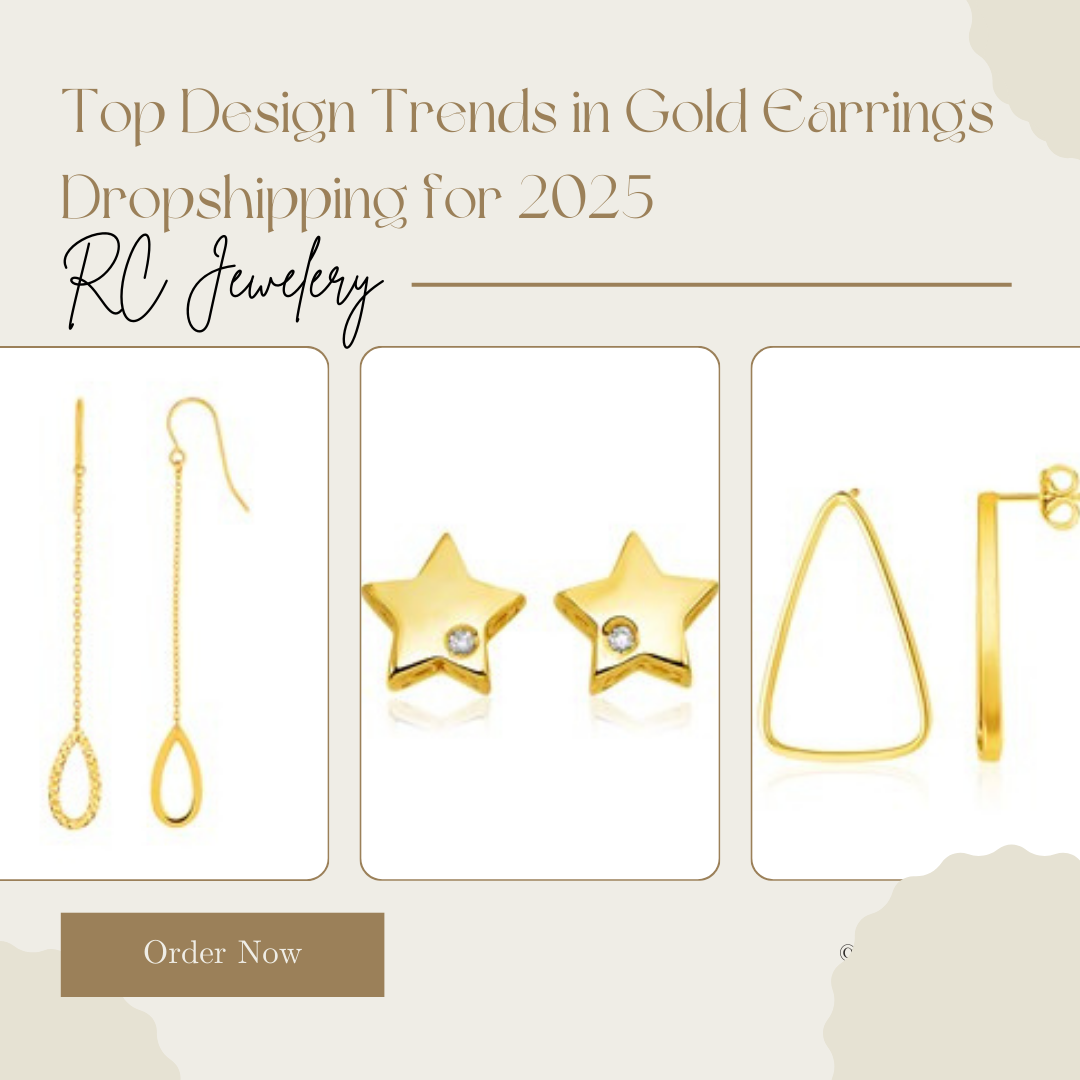 Gold Earrings Dropshipping